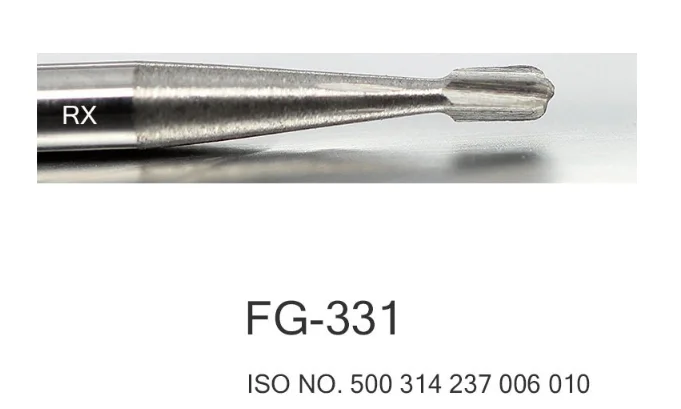 Alta velocidade de carboneto de tungstênio brocas dentárias, FG Bur, laboratório clínico, FG 330, FG 331, 50pcs