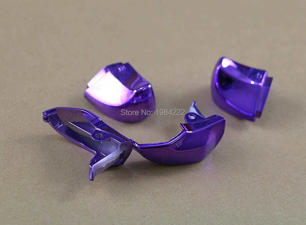 20 комплектов хромированных кнопок LB RB RT LT, металлические кнопки включения и выключения для контроллера Xbox one xboxone