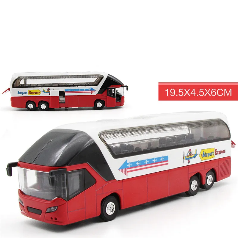 High quality 1:50 bus alloy model,children\'s gifts and collections,die-casting sound and light pull back model,free shipping