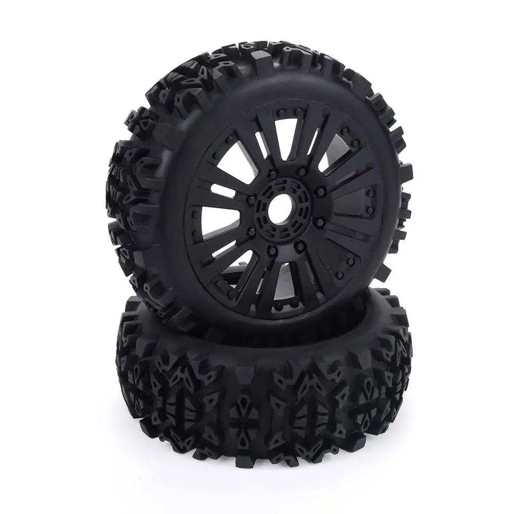 4Pcs/bag 1/8 RC Car Tires Buggy 120mm Tires 17mm Hex Wheel hub for 1/8 ZD Racing 4WD RC Car Truck Upgrade Parts