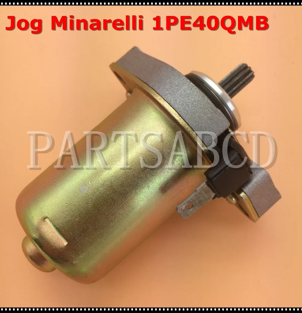 10T Starter Motor for 50cc 2 stroke Jog Minarelli 1PE40QMB engines 10-Splines