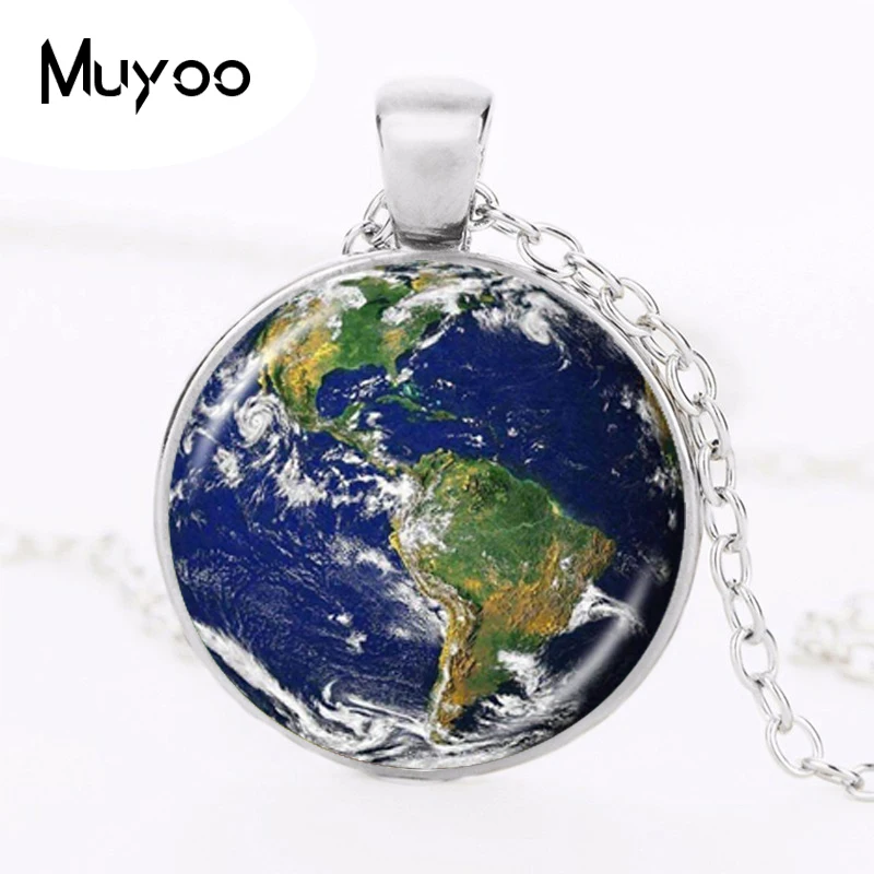 8 Planet of Solar System  Necklace Space Pendant Universe Jewelry Astronomy Sweater Necklace Mercury  Earth Cosmic Necklace HZ1