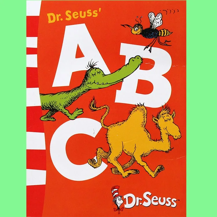 

ABC Dr.Seuss Series Interesting Story Children's Picture English Book + mp3 CD Disc