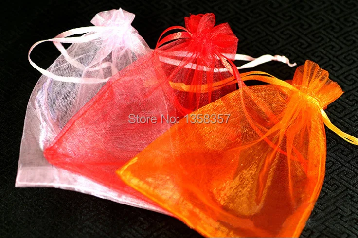 

100pcs/lot Direct Manufacturer Organza drawstring bags for accessorie/gift/wallet/herb/toiletry bagspouch customize wholesale