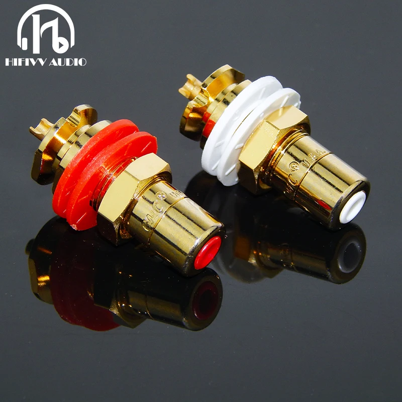 

CMC 816U CMC816 gold-plated RCA socket for Amplifier connector AMP CD player RCA cable plug connector