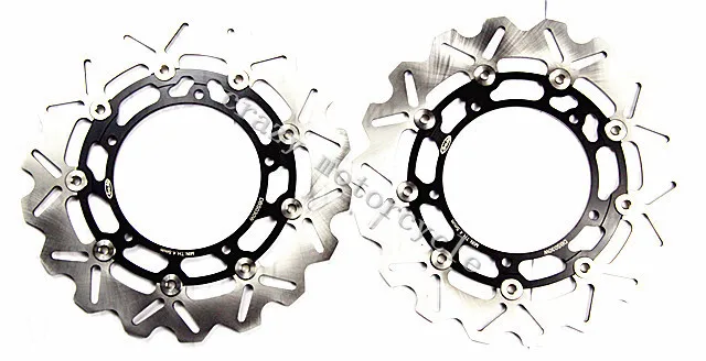 Motorcycle Front Brake Rotor Disc For YAMAHA FZ6 FZ600 FZ6 FAZER 600 2004-2008 FA6 FAZER S2 2007-2008 XJ6 XJ600 2009-2011