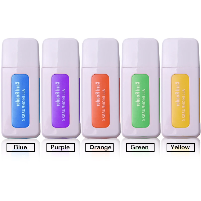 SR Jade Card Reader USB Four in One Card Reader, suitable for M2 SD SDHC DV Micro SD TF Card Slot