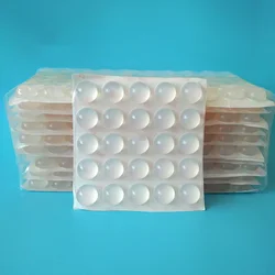 15-100PCS 18*10mm Black Translucent self-adhesive anti slip Silicone rubber feet pads plastic bumper damper shock absorber