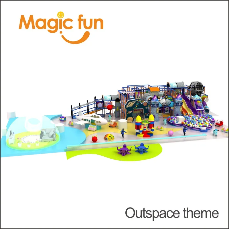 Indoor Theme Park Children Playhouse Preschool Soft Playground For Kids