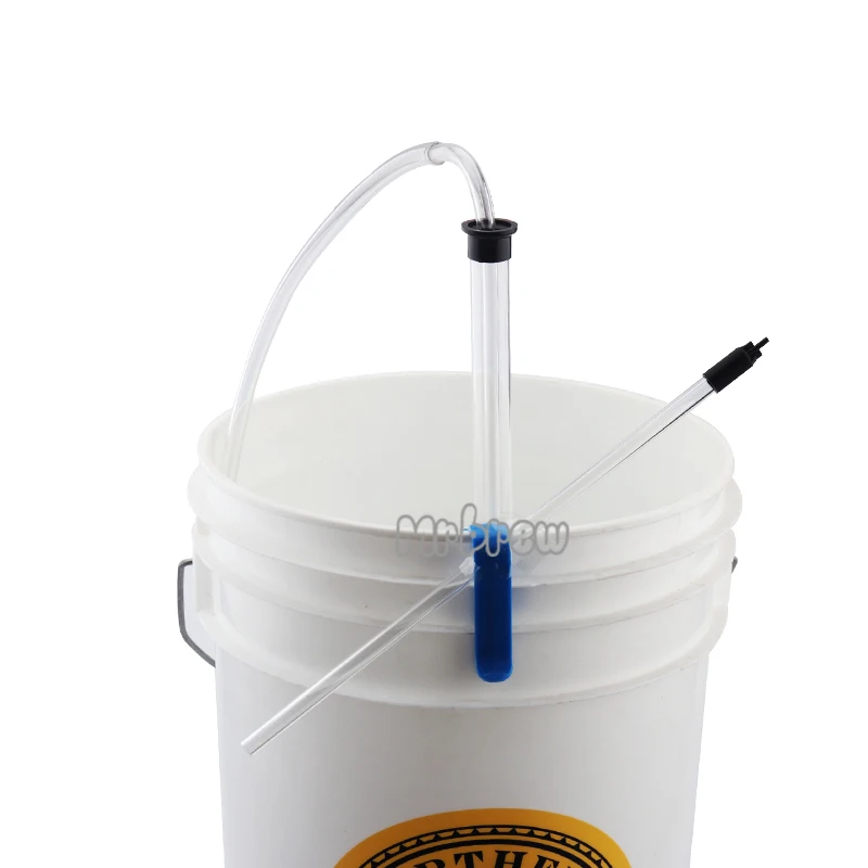 2021 Newest Auto Siphon Racking Cane For Beer Wine Bucket Carboy Bottle,45cm Filling Tools With Tubing & Clamp Homebrew