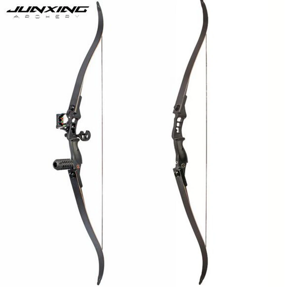 jungxing F177 Recurve Bow Riser 17inch 30-50lbs American Hunting Bow 54inch for Archery Outdoor Sport Hunting Practice Bow