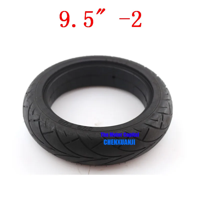 Super  9.50''-2 Solid Tire For Gas Scooter Electric  /   Spare Airless  Rubber 