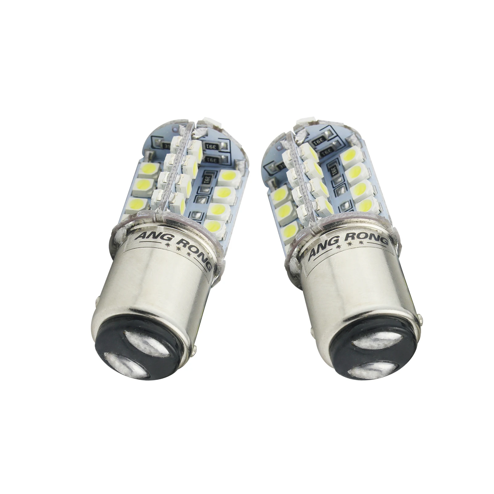 ANGRONG 2x 566 P21/4W BAZ15d 40 SMD LED Side Indicator Fog Tail Stop Brake Light Bulb