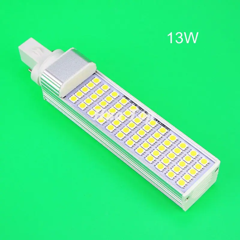 5pcs Hot sale 13W Horizontal Plug Lights G23 E27 G24 SMD 5050 AC 85-265 lampadas LED corn Bulb Low calorie Ampoule Best price