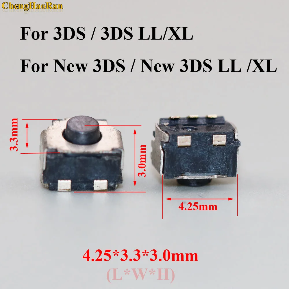 ChengHaoRan 1x Original LR LB RB micro Switch Button microswitch buttons for 2DS 3DS 3DSXL 3DSLL NEW 3DS 3DSXL 3DSLL Game Parts