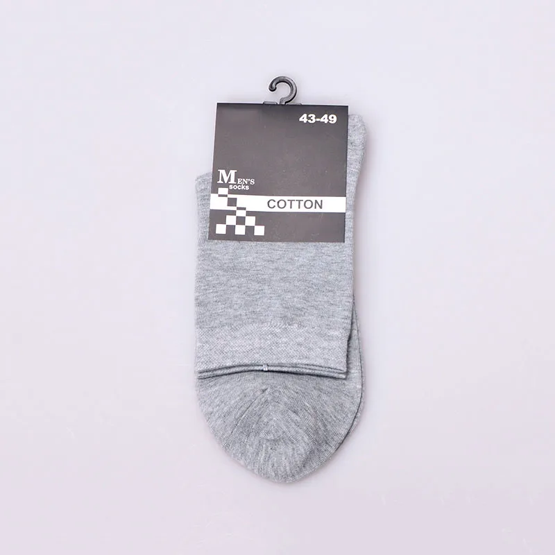 10PCS=5 Pairs Men Cotton Socks Plus Extra Large Big Size 45,46,47,48,49 Business Dress Socks Meias Calcetines Sox Long Tube Crew