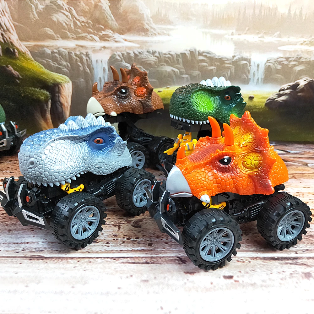 Modelo de dinossauro elétrico brinquedos para crianças, brinquedos de dinossauro, jogos com pneu grande roda do carro, presente animal para crianças, novo