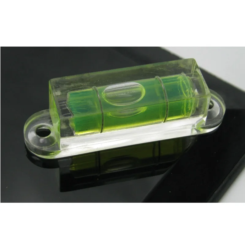 HACCURY Acrylic Square Level Bubble Mini Spirit Level Bubble with ears