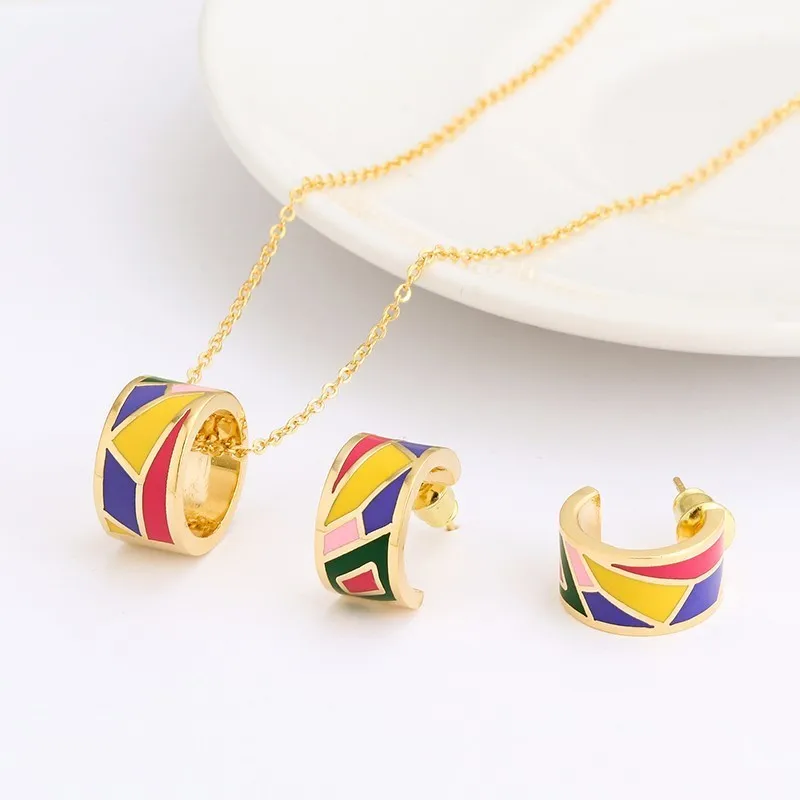 R&X Necklace/earrings Jewelry Classic Fashion Dubai Romantic Dieraden Women Trendy Anniversary Ensemble Bijoux Jewelry Sets Sets