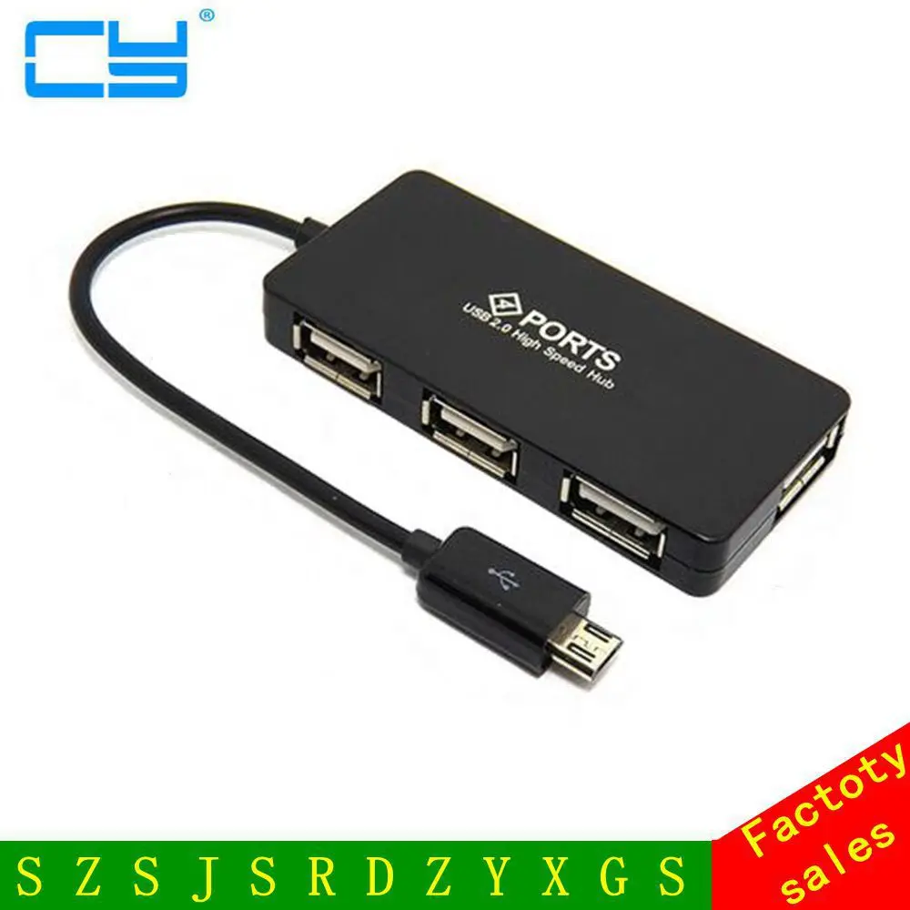 

Dual Micro USB OTG Hub Host Adapter Cable for Galaxy Tab3 S4 S5 S3