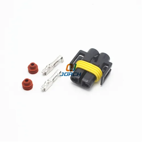 Imagen 1 del producto 10 juegos de 2 pines para Auto 880, enchufe hembra Delphi sellado, Pigtail conector hembra, luz antiniebla H11 H8 H9, enchufe de lámpara 12124819