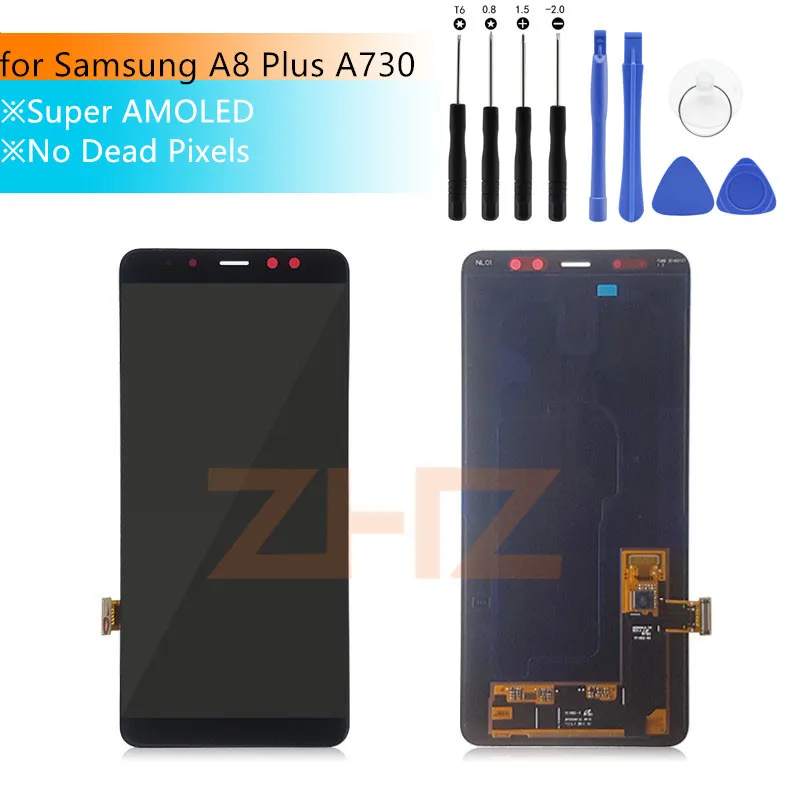 

Screen For Samsung Galaxy A8 Plus a730f/ds LCD 2018 Touch Screen Digitizer Assembly display for Samsung a730 A730F Repair Parts