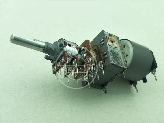 [VK] TEAC3020 Amplifier volume potentiometer LG B50K Quad motor potentiometer handle 25MMF 14 feet switch