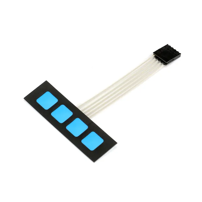 4 Key Matrix Membrane Switch Keypad Keyboard Control Panel SCM Extended Keyboards for Arduino 1x4 No Words