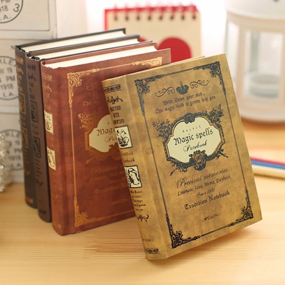 1 Pc/Pack Magic-Spell European Style Notebook & Diary for School Stationery & Office Supply