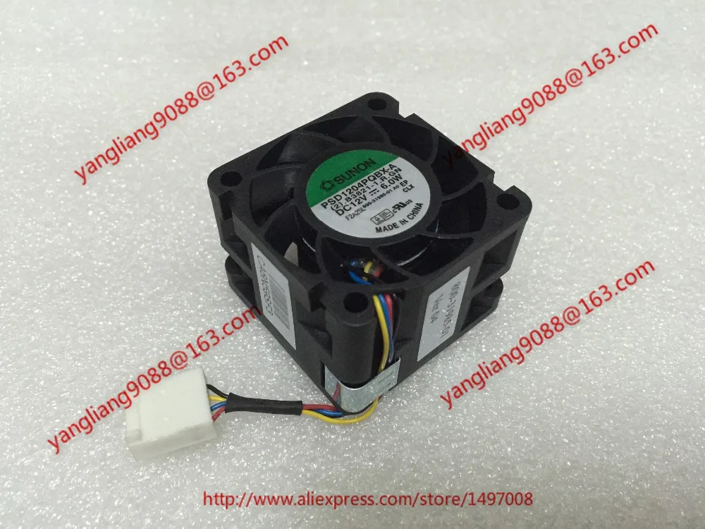 

SUNON PSD1204PQBX-A (2).B3821-1.R.GN DC 12V 6.0W 40x40x28mm Server Cooling Fan