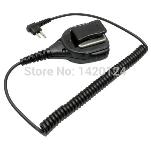 Speaker Mic Microphone For Motorola Walkie Talkie Radios GP300 CP200 XLS PR400 EP450 GTX P1225 P110 with Coil Cord Surveillance