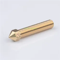 1pcs M7 Thread Extended Nozzle 0.4mm 0.5 0.8 1.1mm 1.3mm MK10 Brass Nozzle 7MM Extra Long Copper Nozzle