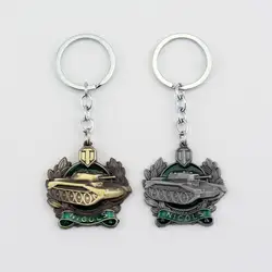 dongsheng 3 colors World of Tanks Keychain can Drop-shipping Metal Key Rings For Gift Chaveiro Key chain Jewelry for cars YS1090