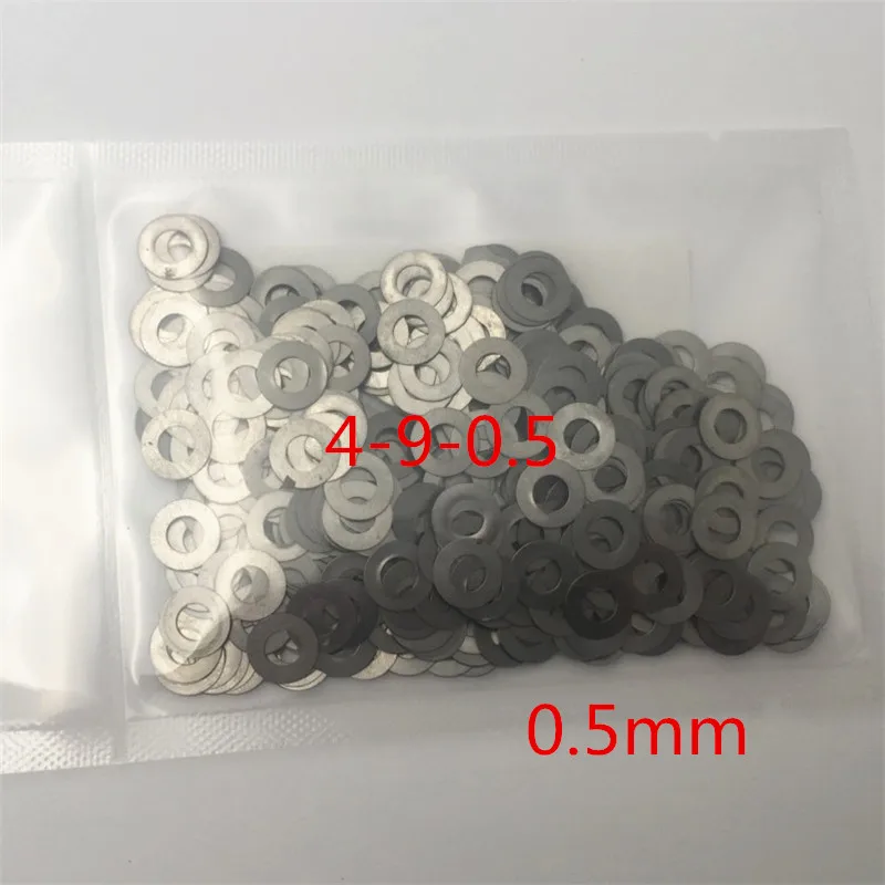 Injector pressure regulating washer, control nozzle adjustment gasket, (3-7-0.2)(3-7-0.5)(3-7-1.0)(4-9-0.2)(4-9-0.5)(4-9-1.0)