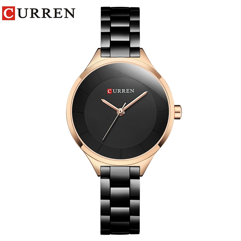 CURREN New Simple Women Bracelet Wrist Watches Light Extravagant Girls Fashion Geneva Quartz Clock Female Luxury Wristwatch 2017