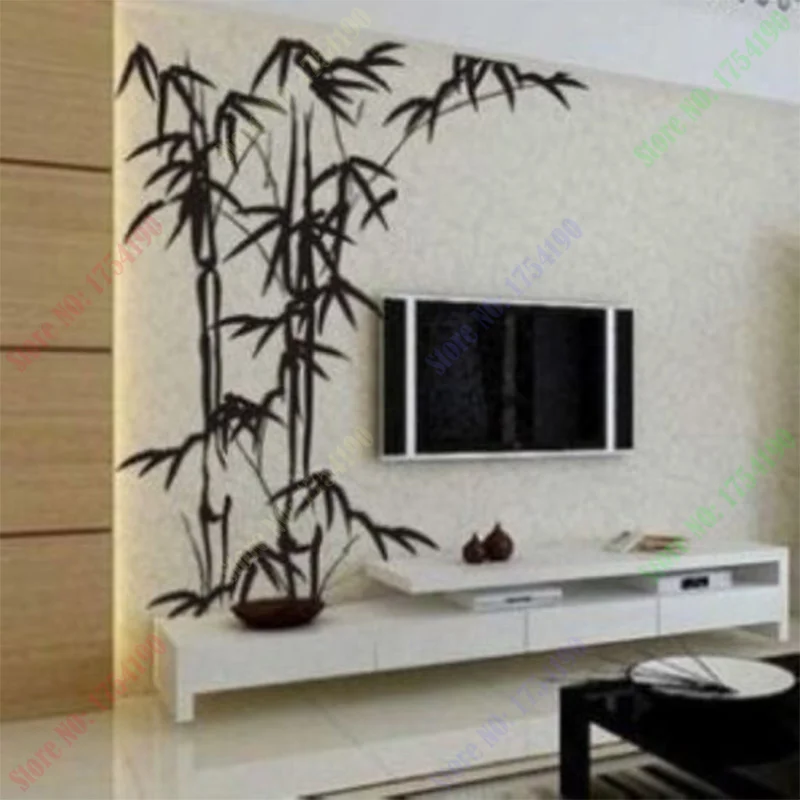 

POOMOO Wall Decals New Home Decoration Wall Paper & Art viny removable Sticker Bamboo 150X120CM