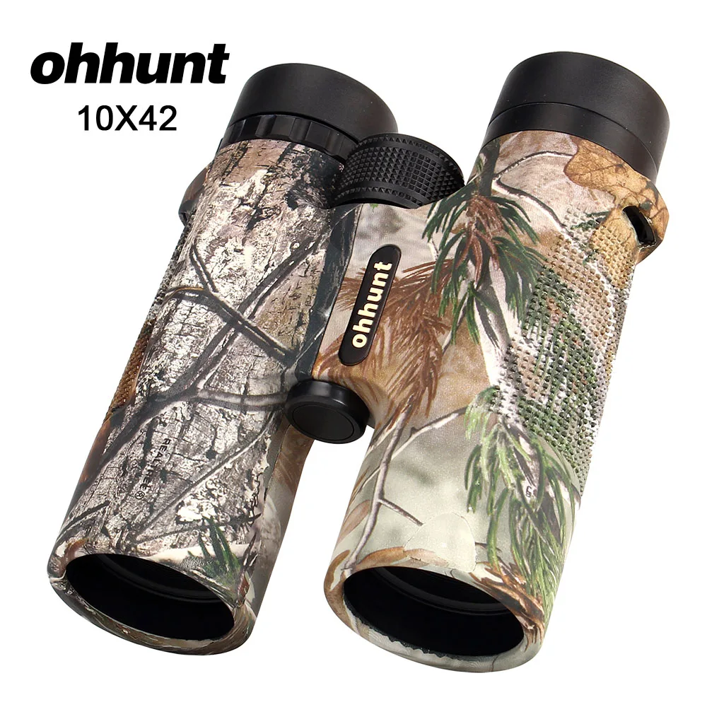 ohhunt 10X42 Binocular Hunting Scope Waterproof Telescope Camouflage High Power HD Wide Angle Binoculars