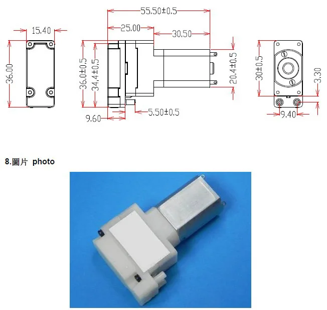 For M3001A Non-Invasive Blood Pressure Air Pump Instead of Seiko OKEN SEIKO P36B02R Philip