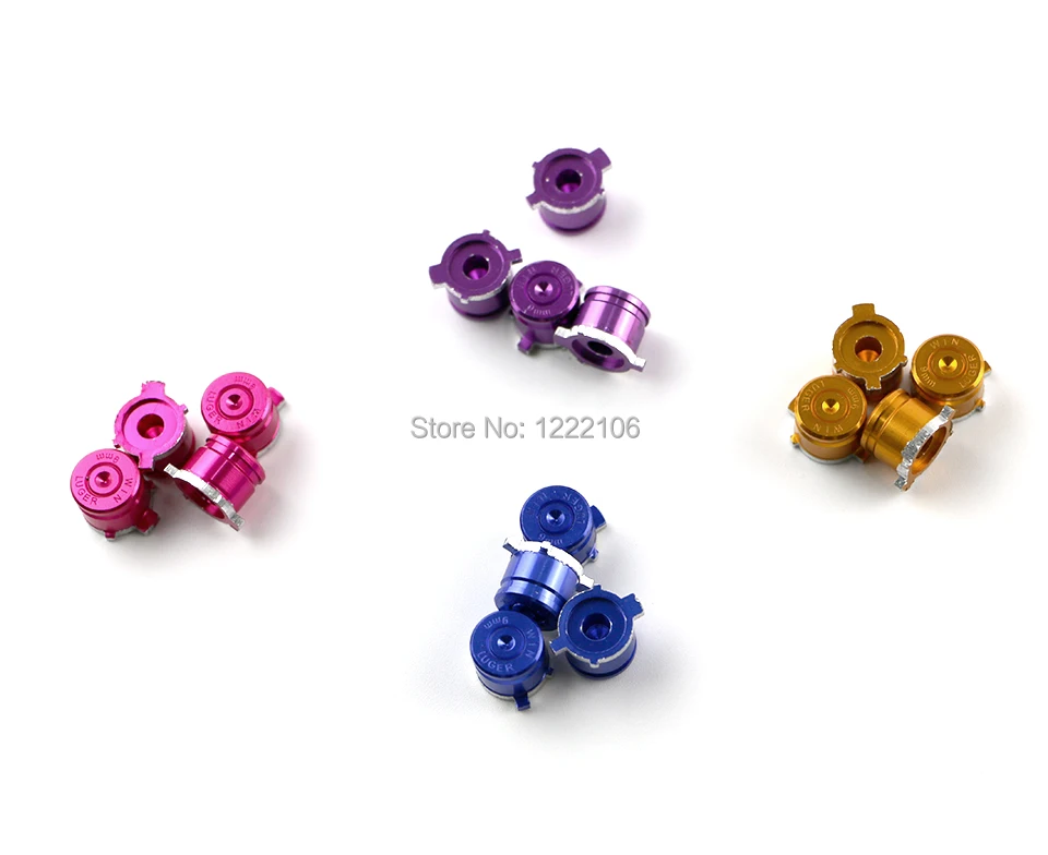 ChengChengDianWan Per PS4 Controller PS3 Proiettile In Alluminio Aktions Pulsanti Tasten Pistola Triangolo Cerchio Quadrato X