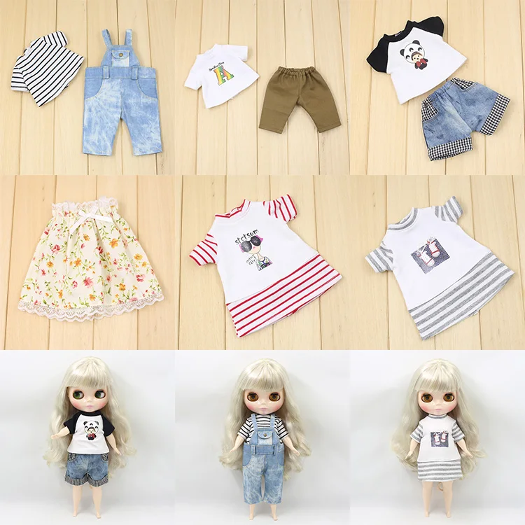 Clothes For 1/6 Blyth Plump Body 6 Different Models Cute and Sweety