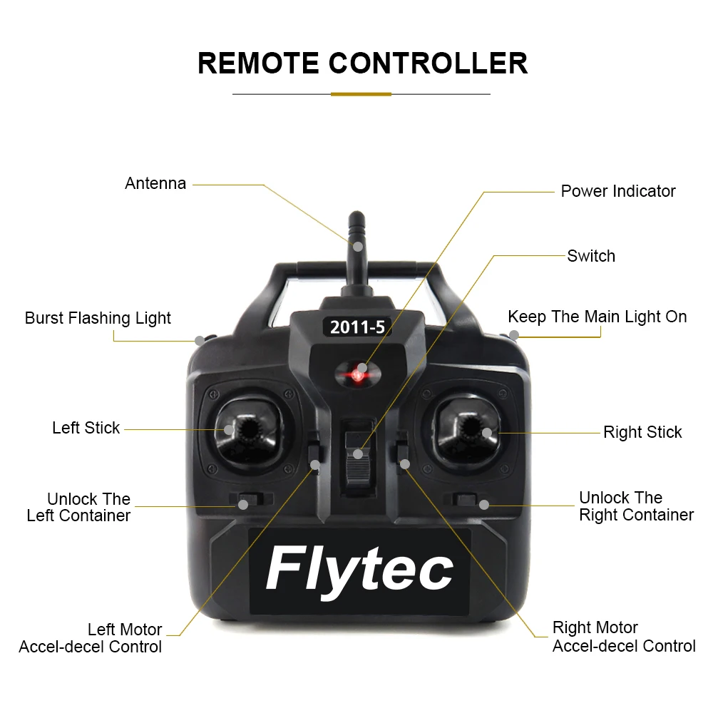 Flytec 2011-5 narzędzie połowowe Smart RC łódź z przynętą zabawka podwójny silnik lokalizator ryb pilot łódź rybacka łódź motorowa 500 metrów