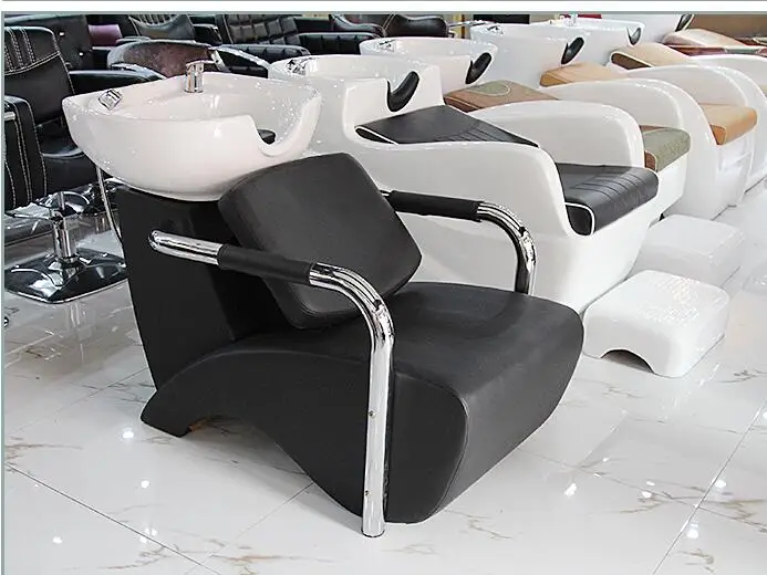 Hair salon use sitting shampoo bed hair salon wash hair chair3