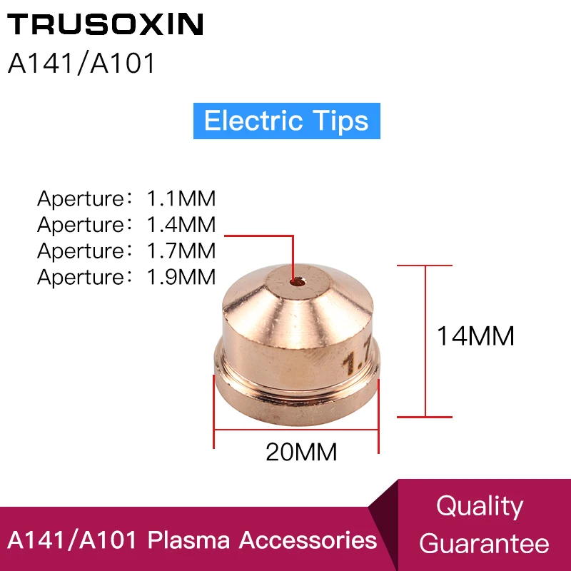 Non-original A141 Plasma Torch Consumables Kit 4pcs Cutting Electrode Nozzle Tip Shield PR0101 PD0101 PC0101 PE0101 CV0011
