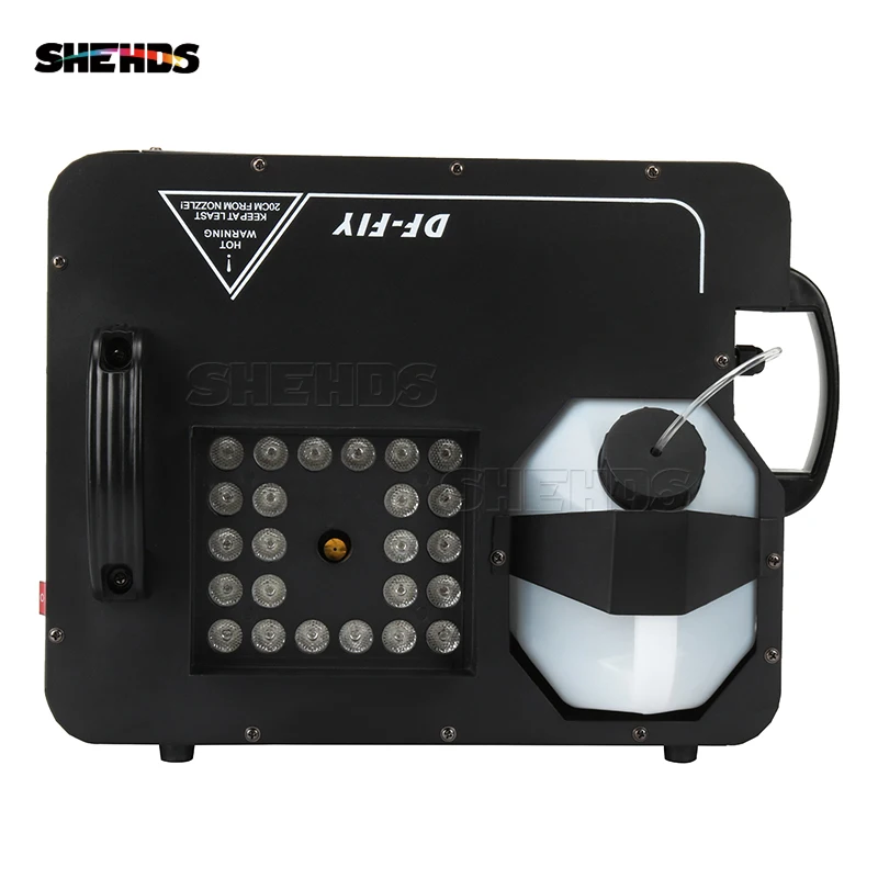 Imagem -04 - Shehds-led Color Smoke Fog Machine Fogger Equipamento Hazer dj Ktv Iluminação Palco Rgb 900w 1500w 3000w 24x9w