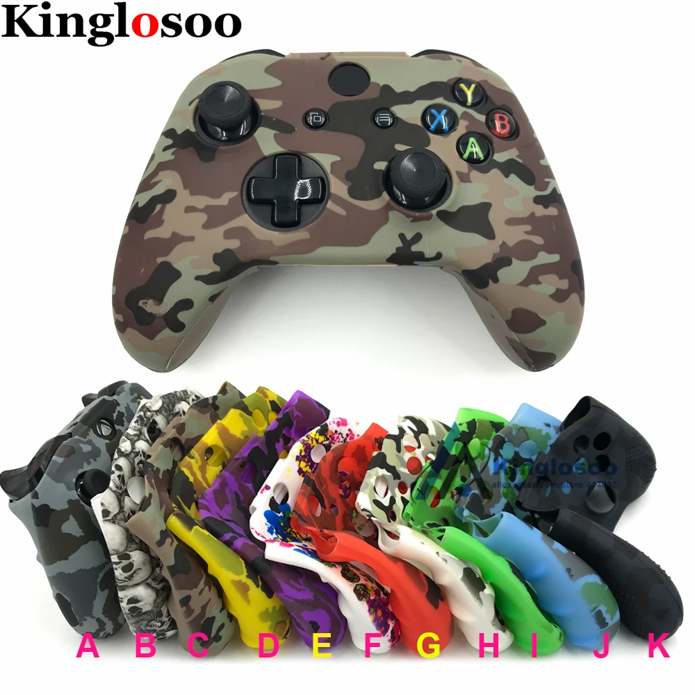 Silicone skin sleeve for XBOX ONE Slim Controller Rubber cover for Xbox One S X protective case