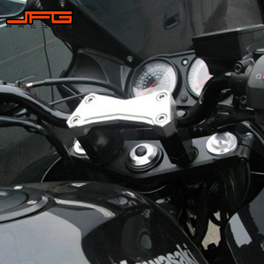 Motorcycle Aluminum Handlebar Extension Riser Mount Lifting Clamp For KAWASAKI Z750 2004-2011 Z1000 2007 2008 2009