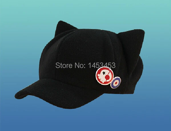 EVA super adorable cat ear cap badge cartoon Hat Cap