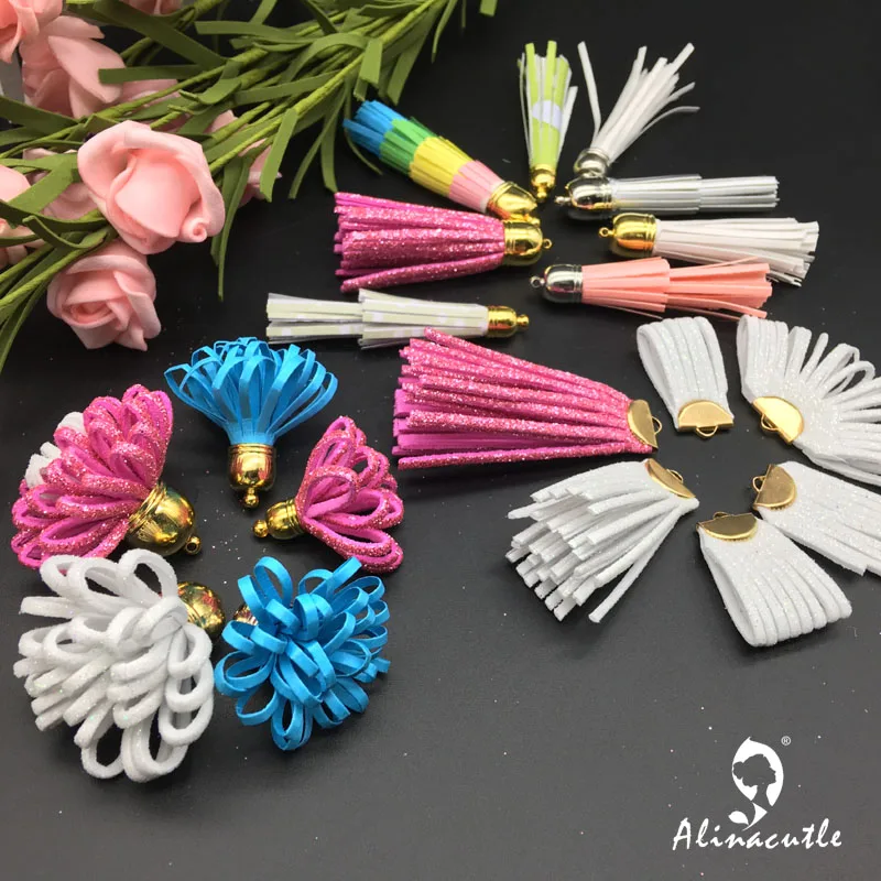 Tassel czapki Tassel Top Topper Alloy końcówka Cap przewód Cap dla moda tworzenia biżuterii DIY Handmade craft frędzle AlinaCraft