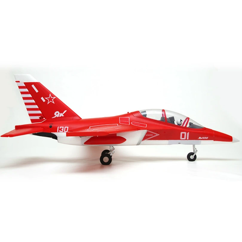 FMSRC Airplane Yak-130 V2 70mm Ducted Fan EDF Jet Big Scale Model Plane Aircraft Avion PNP 6S with Retracts Flaps Yak130