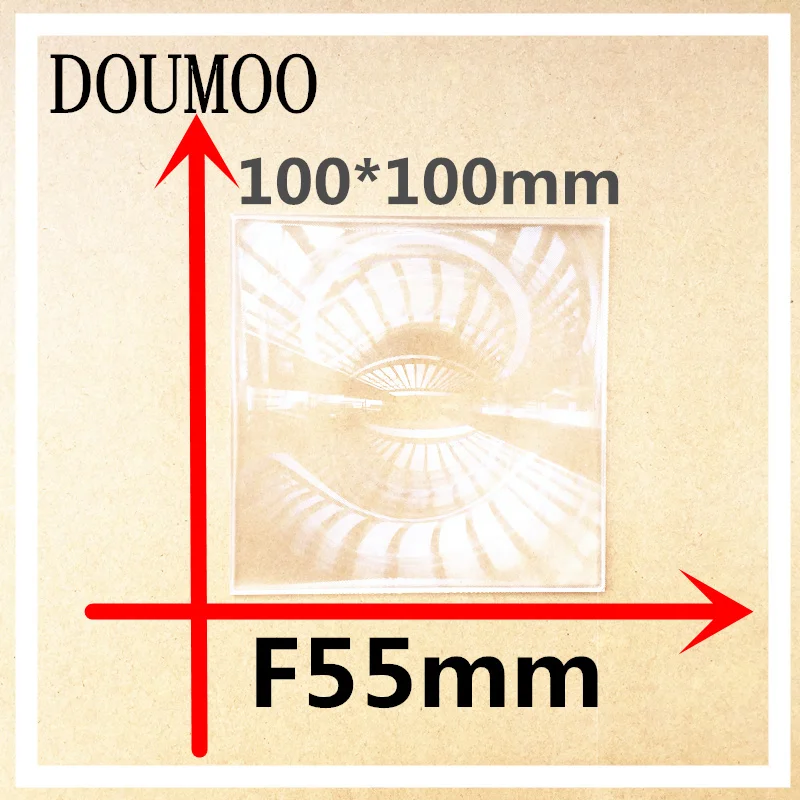 

Support dropshipping fresnel lens 4 pcs /lot square acrylic fresnel lens 100 *100 mm focal length 55 mm Condenser lens